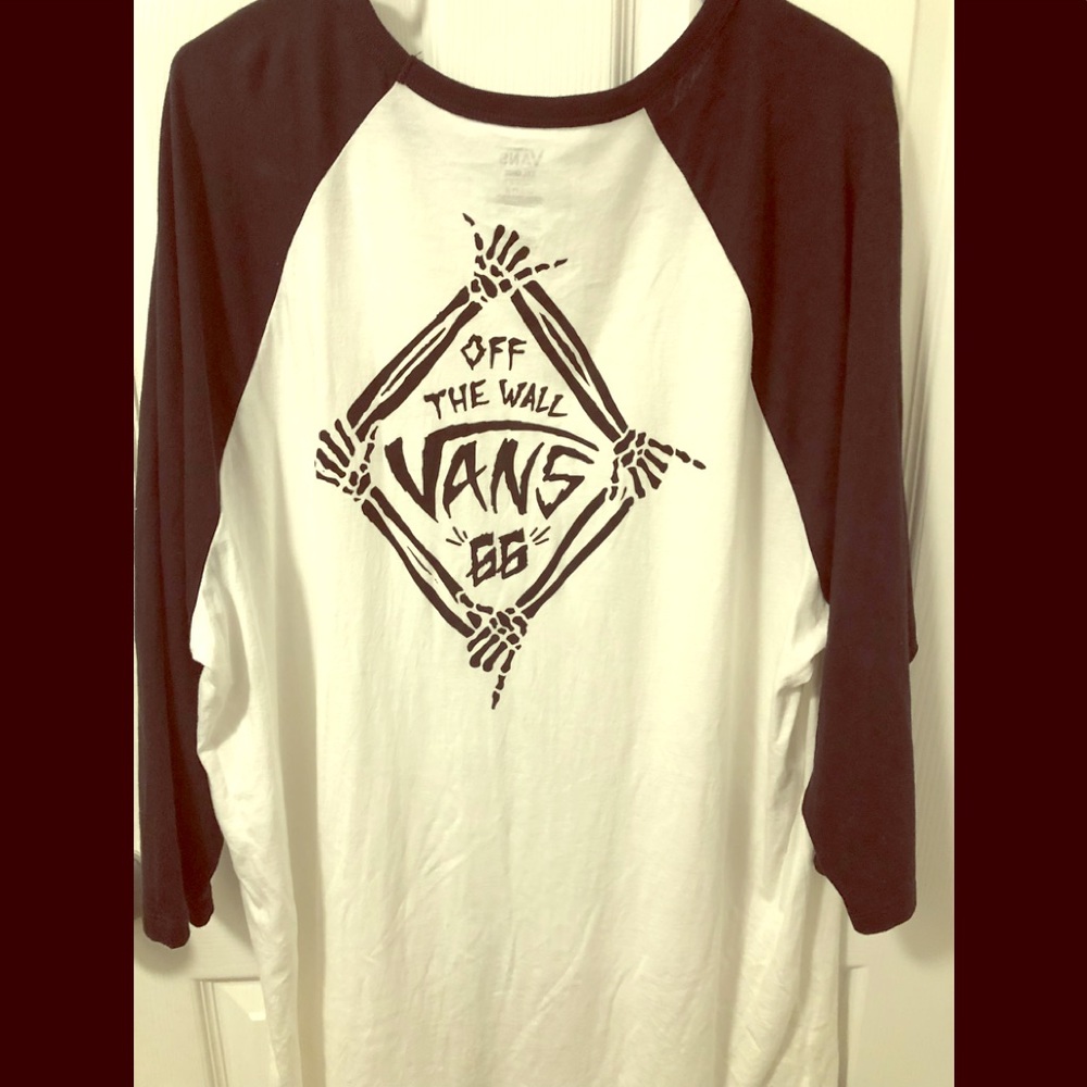 Vans 3/4 length sleeve lightweight shirt XXL